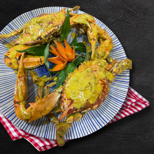 Crab with Salted Egg Sauce (1 piece)