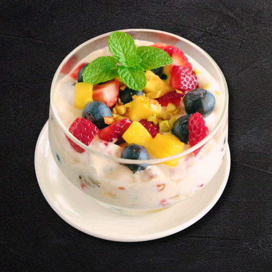 Fresh Fruits with cream