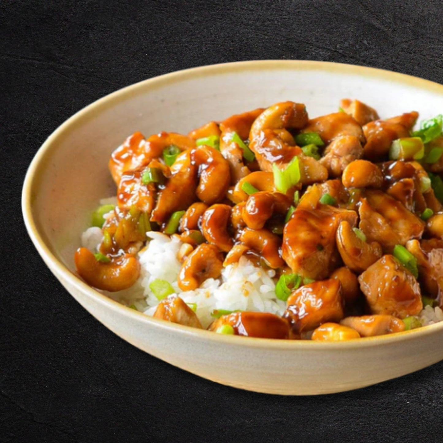 Chicken Cashew Stir-Fry with Rice