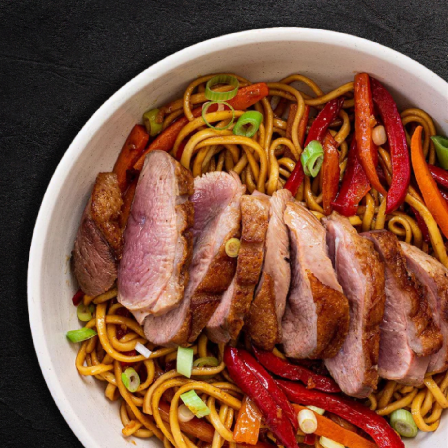 Stir-Fried Vermicelli with Roast Duck