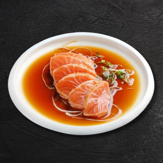 Grilled Salmon Sashimi (6 pieces)