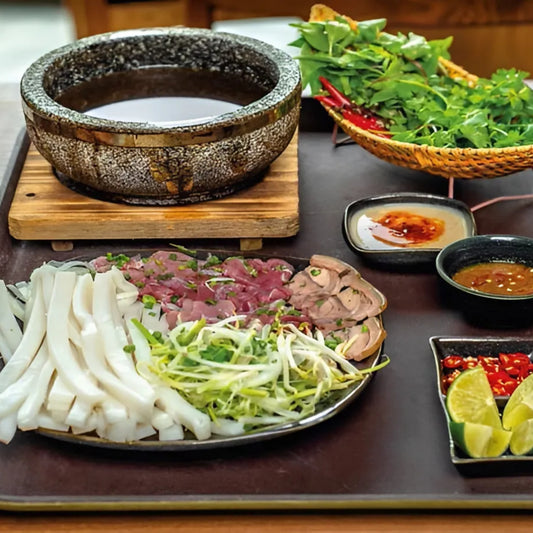 Vietnamese Pho in a Stone Bowl